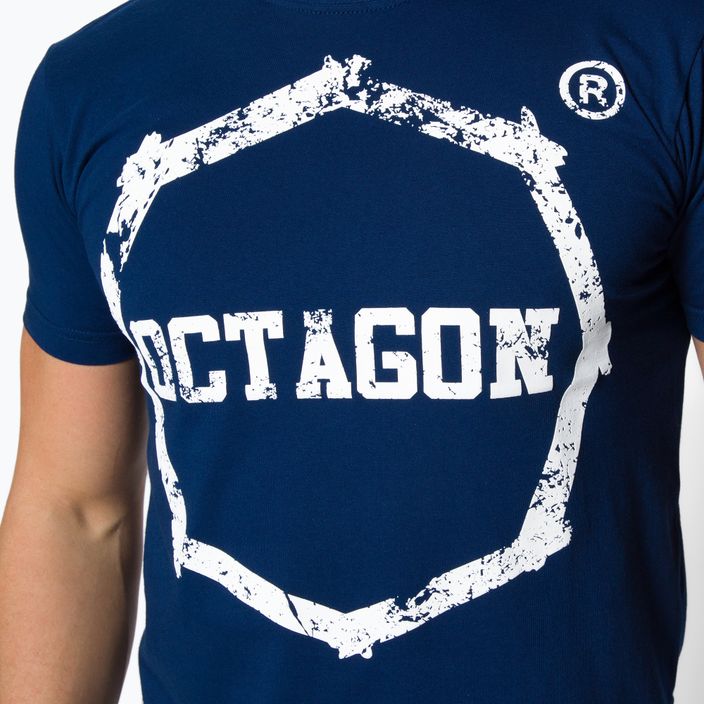 Tricou Octagon Logo pentru bărbați Smash albastru 4