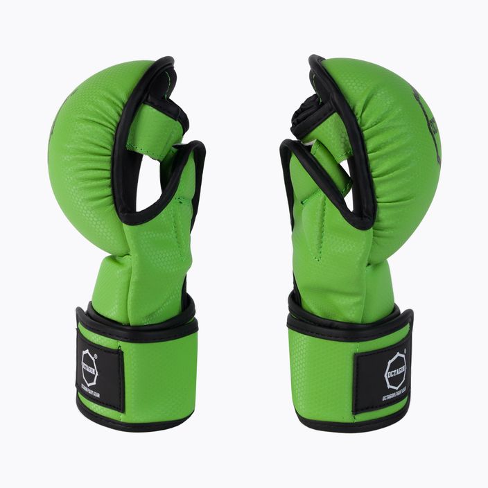 Octagon Kevlar MMA MMA mănuși de grappling verde 4