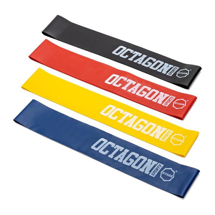 Octagon Mini Band set de rezistență colorat de rezistență 2