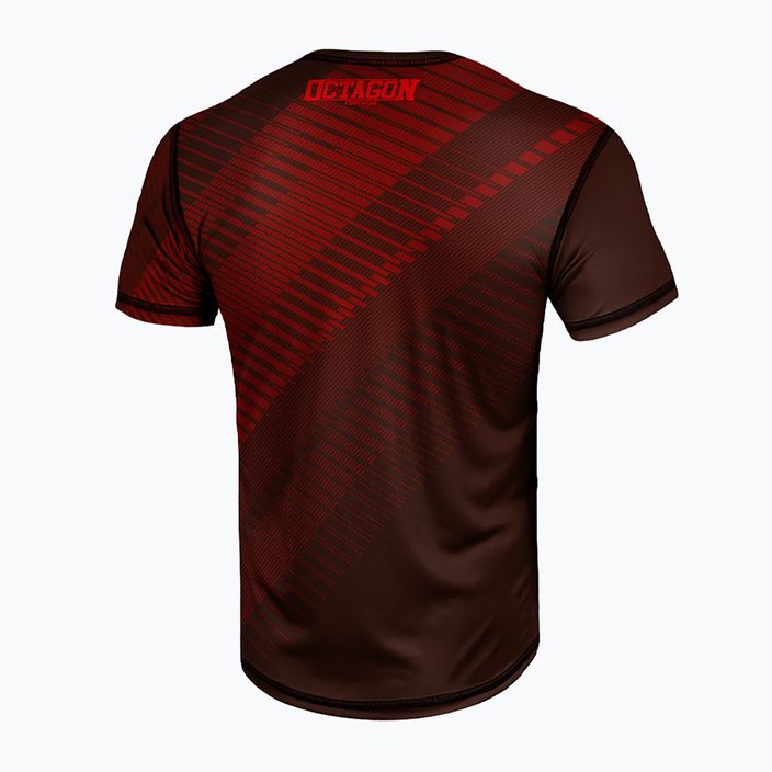 Tricou pentru bărbați Octagon Sport Blocks red 2