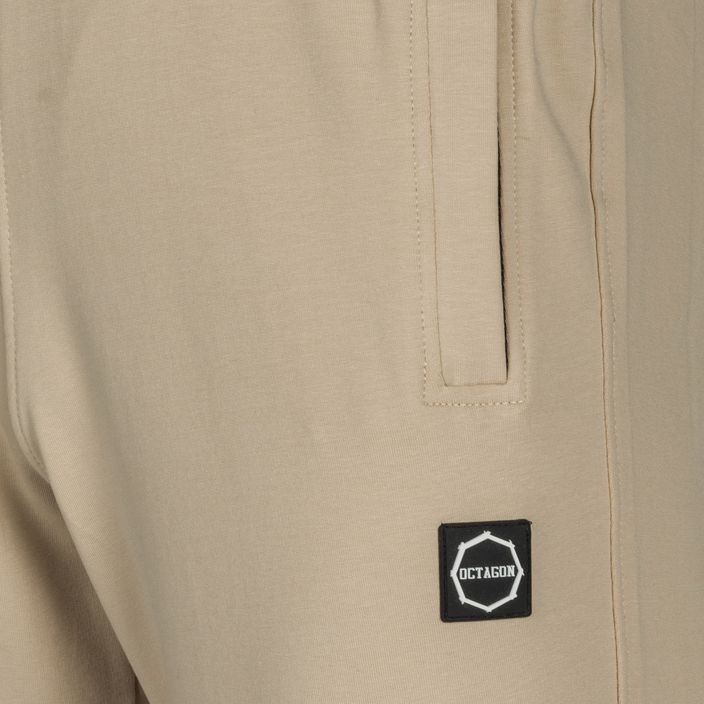 Pantaloni pentru bărbați Octagon Light Small Logo beige 3