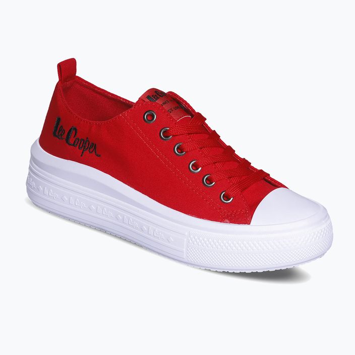 Pantofi pentru femei Lee Cooper LCW-24-44-2463 roșu 8