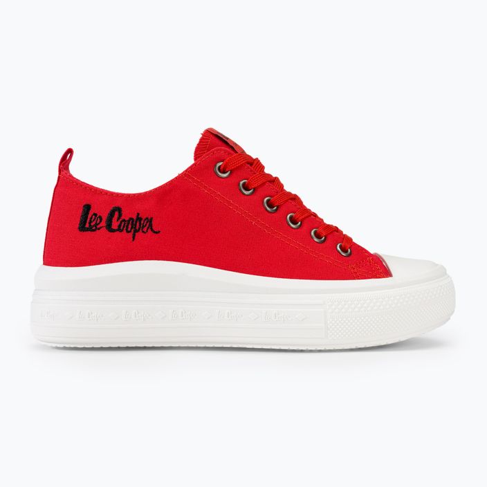 Pantofi pentru femei Lee Cooper LCW-24-44-2463 roșu 2