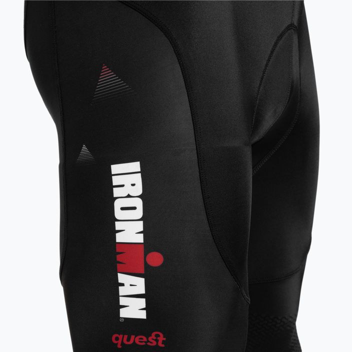 Pantaloni scurți de ciclism pentru bărbați Quest Pro+ Iron Man black 3