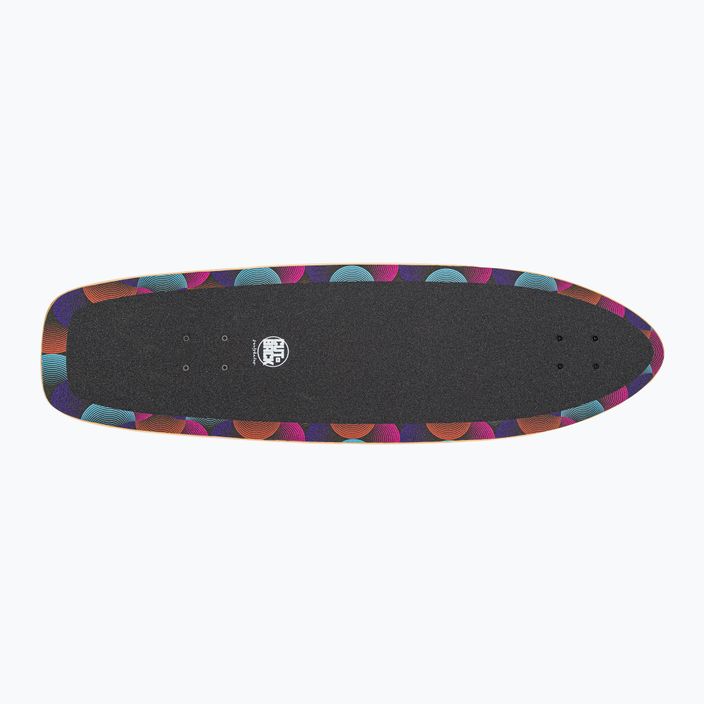 Surfskate skateboard Cutback Big Wave 34" negru și culoare CUT-SUR-BWA 4