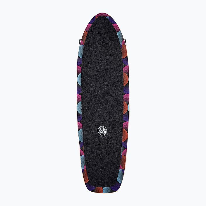 Surfskate skateboard Cutback Big Wave 34" negru și culoare CUT-SUR-BWA 8