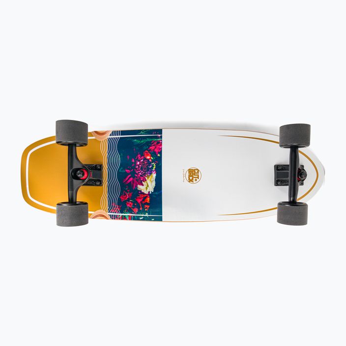 Surfskate skateboard Cutback Golden Wave 34" alb și culoare CUT-SUR-GWA