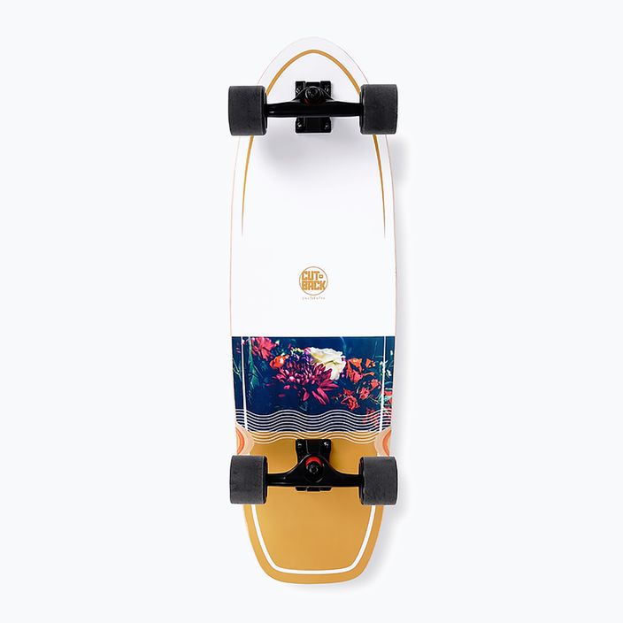 Surfskate skateboard Cutback Golden Wave 34" alb și culoare CUT-SUR-GWA 7