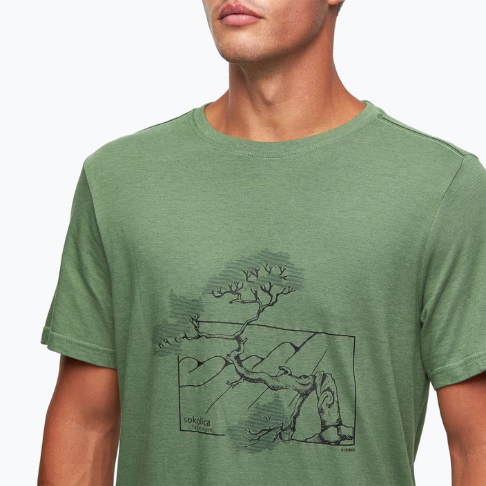 Tricou pentru bărbați Alpinus Pieniny verde 5