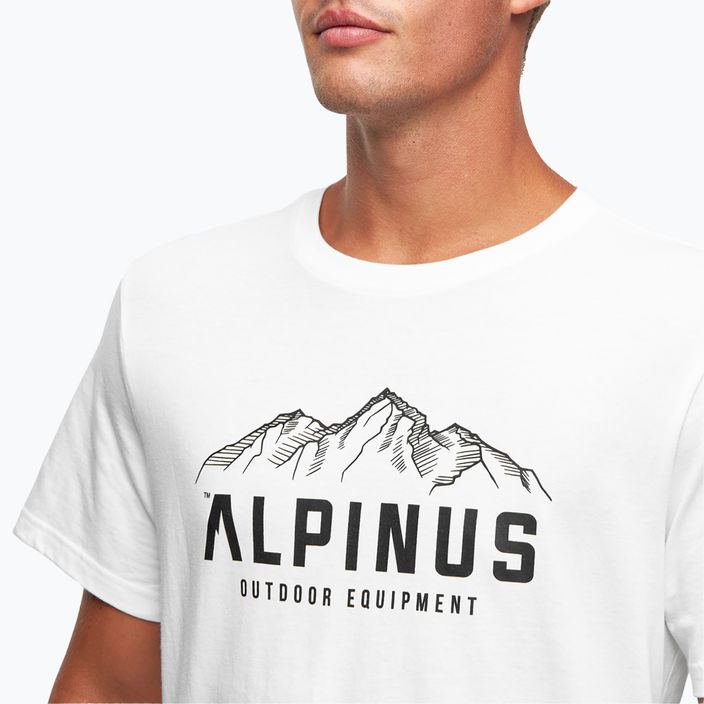 Tricou pentru bărbați Alpinus Mountains alb 4