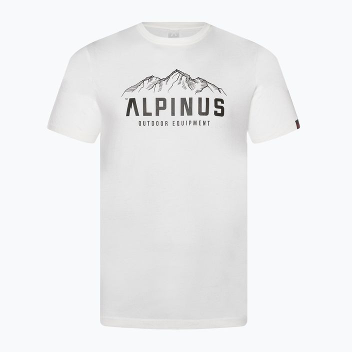 Tricou pentru bărbați Alpinus Mountains alb 6