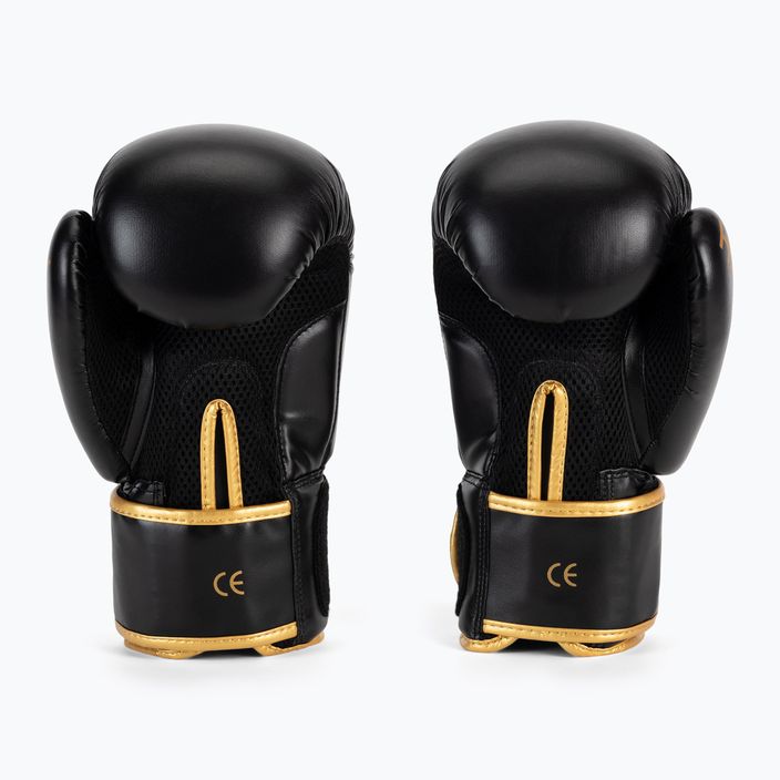 Mănuși de box Bushido HAWK Active Clima negru și auriu B-2v17 2