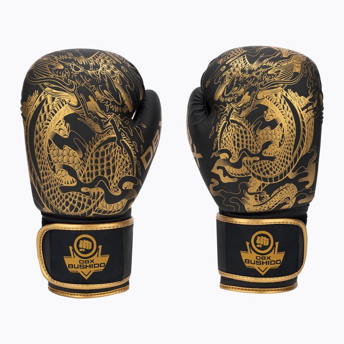 DBX BUSHIDO "Gold Dragon" mănuși de box aur/negru DBX BUSHIDO "Gold Dragon" aur/negru