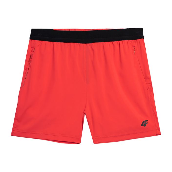 Pantaloni scurți de antrenament 4F pentru bărbați, de culoare roșie 4FSS23TFSHM148-62S 2