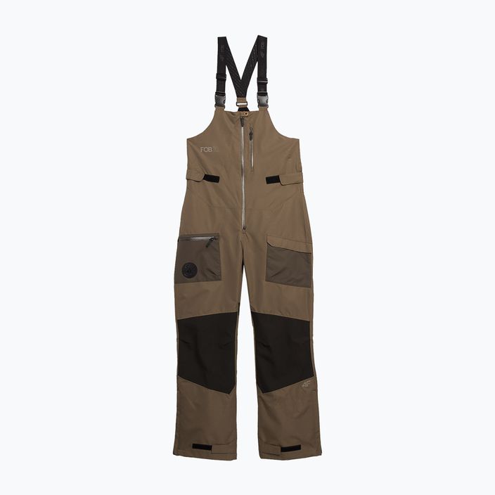 Pantaloni de snowboard pentru bărbați 4F M346 maro 5