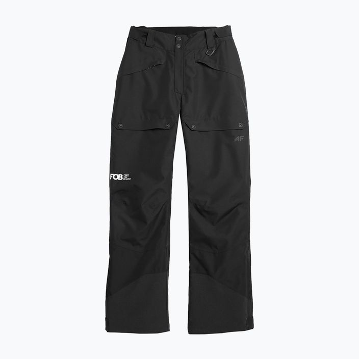 Pantaloni de snowboard pentru bărbați 4F M345 negru 10