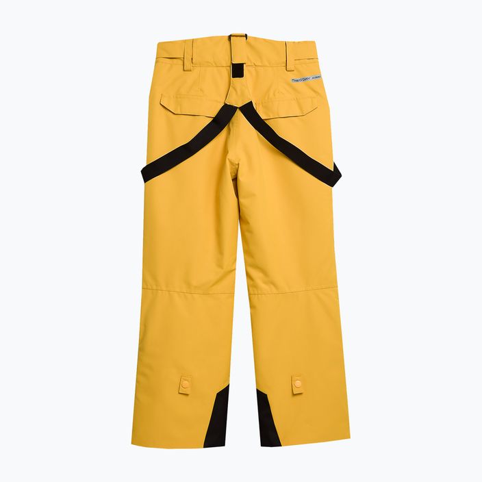 Pantaloni de schi pentru copii 4F M360 galben 6