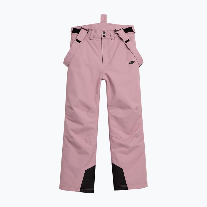 Pantaloni de schi pentru copii 4F F353 roz închis pentru copii 7