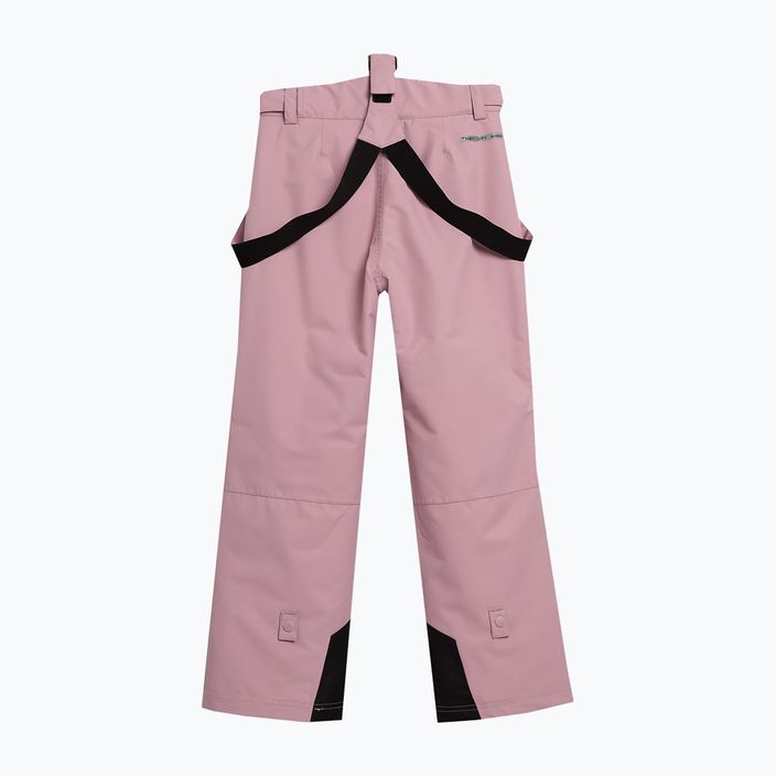 Pantaloni de schi pentru copii 4F F353 roz închis pentru copii 8