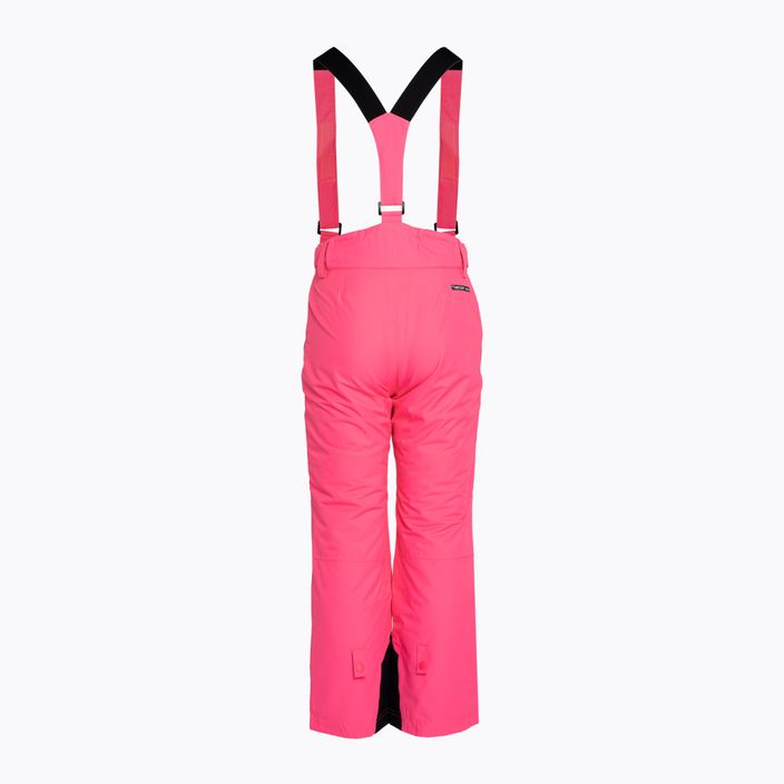 Pantaloni de schi pentru copii 4F F353 roz cald neon pentru copii 4