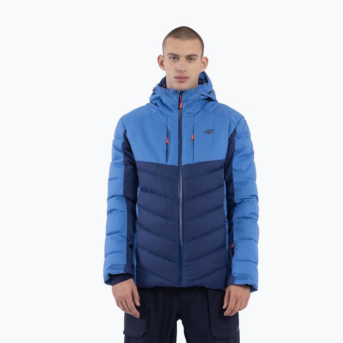 Jachetă de schi pentru bărbați 4F M278 albastru