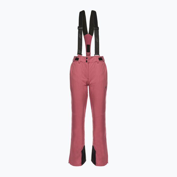 Pantaloni de schi pentru femei 4F F400 roz închis 3