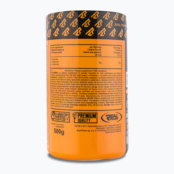Real Pharm aminoacizi Glutamina 500g Orange 666268 2
