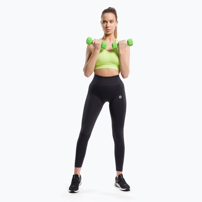 Colanți de antrenament pentru femei Gym Glamour Flexible Anthracite 429 2