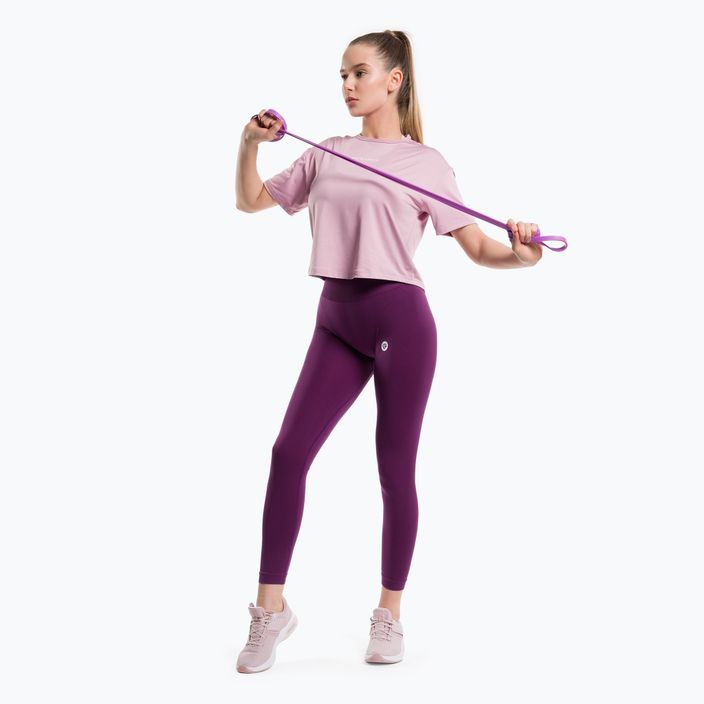 Colanți de antrenament pentru femei Gym Glamour Flexible Violet 433 2