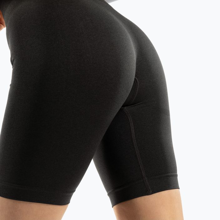 Pantaloni scurți de antrenament pentru femei Gym Glamour Flexible Anthracite 435 3