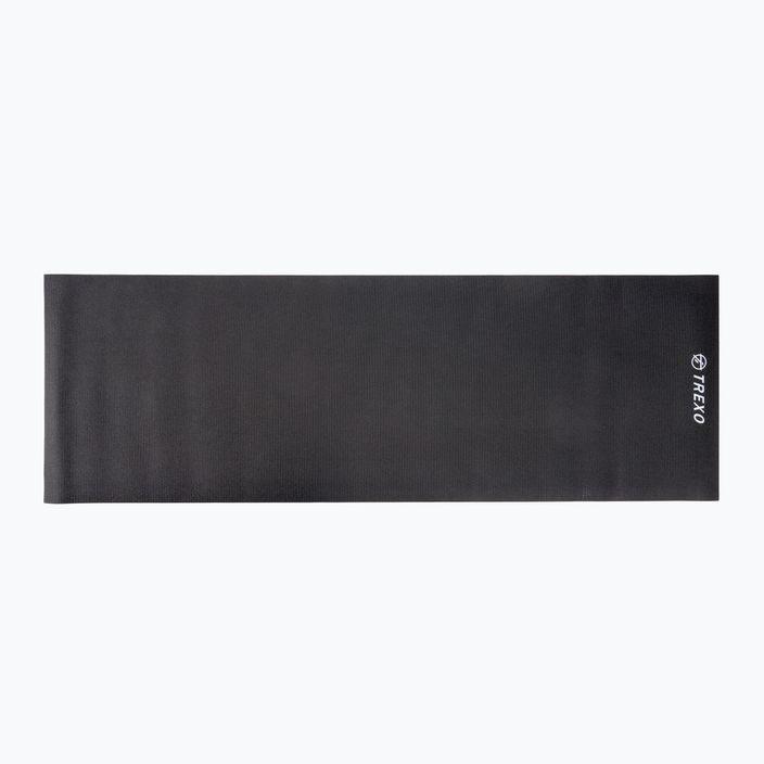 TREXO PVC 6 mm yoga mat negru YM-P01C 3