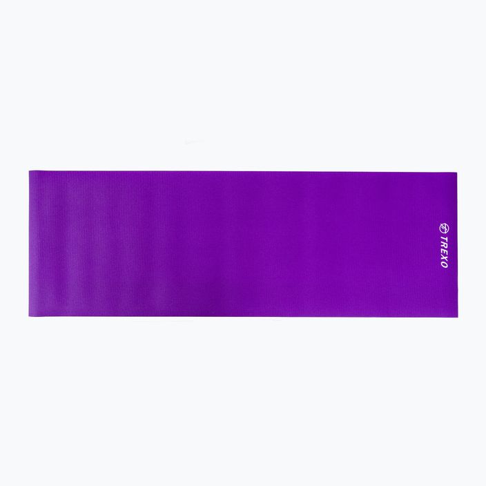Covoraș de yoga TREXO PVC 6 mm violet YM-P01F 3