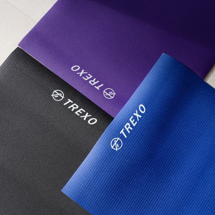 Covoraș de yoga TREXO PVC 6 mm violet YM-P01F 6