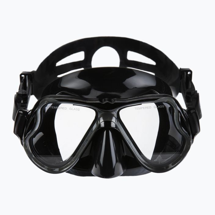 Set de snorkeling AQUASTIC Mască + Tub negru MSA-01C 3