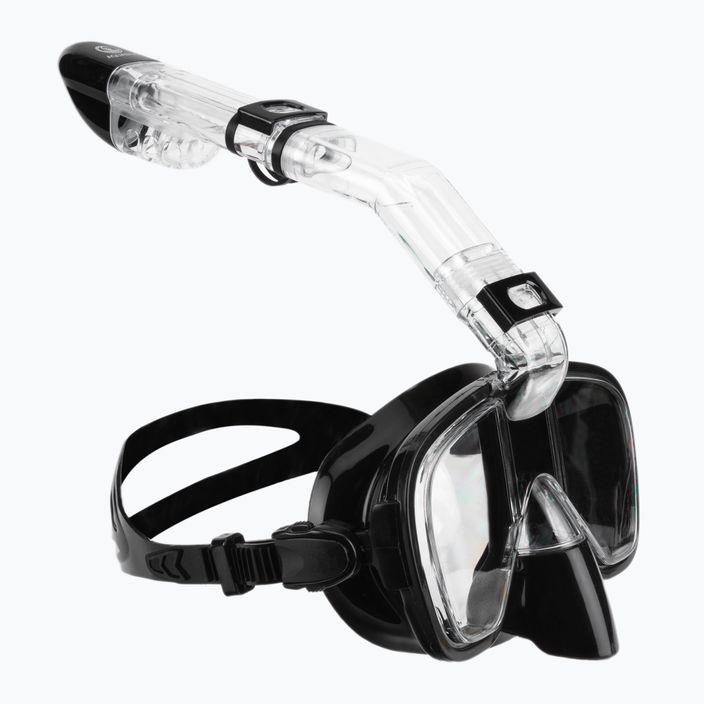 Set de snorkeling AQUASTIC Mască + Tub negru SMFK-01SC 7