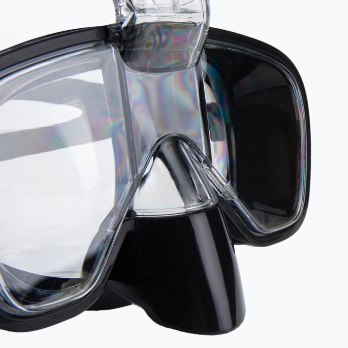 Set de snorkeling AQUASTIC Mască + Tub negru SMFK-01SC 11