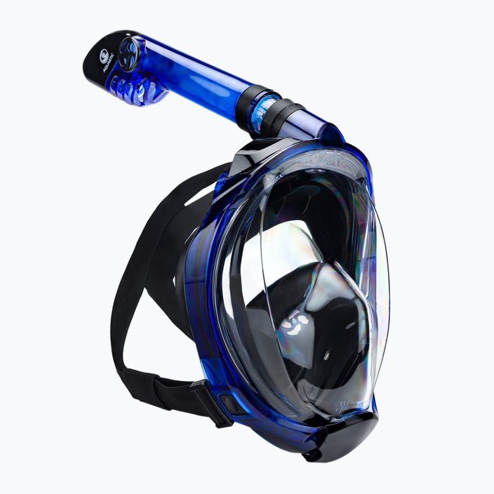 Set de snorkeling AQUASTIC Mască Fullface + Aripioare albastru SMFA-01SN 9