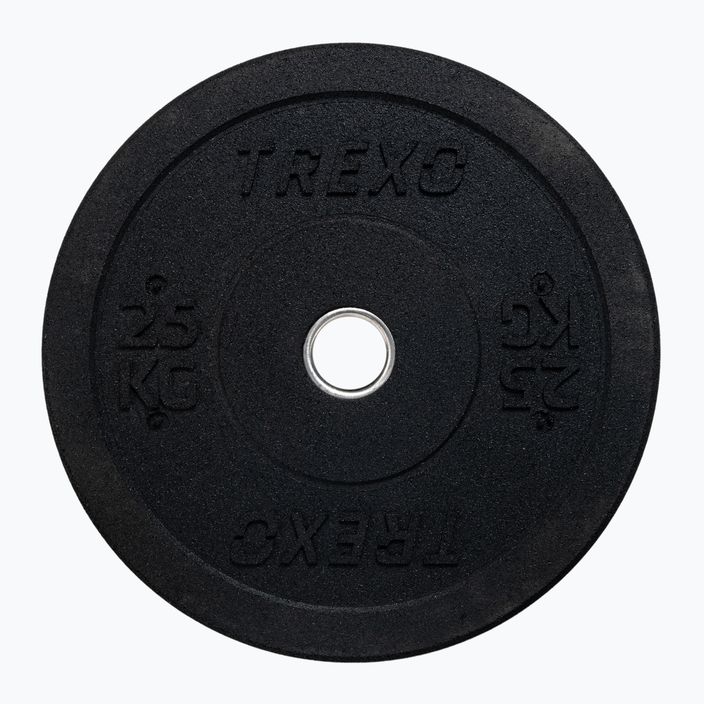 Greutate bumper de olimpiadă TREXO neagră TRX-BMP025 25 kg 2