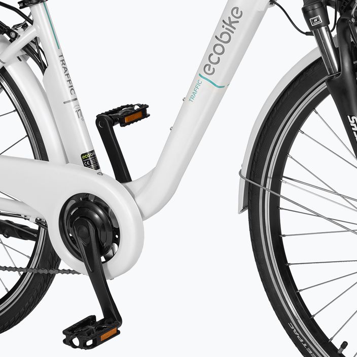 EcoBike Traffic/14.5 Ah Smart BMS bicicletă electrică albă 1010105(2023) 12