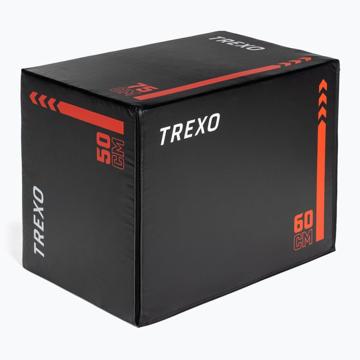 TREXO TRX-PB08 8 kg cutie pliometrică negru