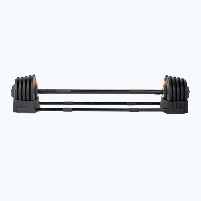 Halteră/bară 2w1 TREXO TRX-ABD40 1-40 kg negru/portocaliu 5