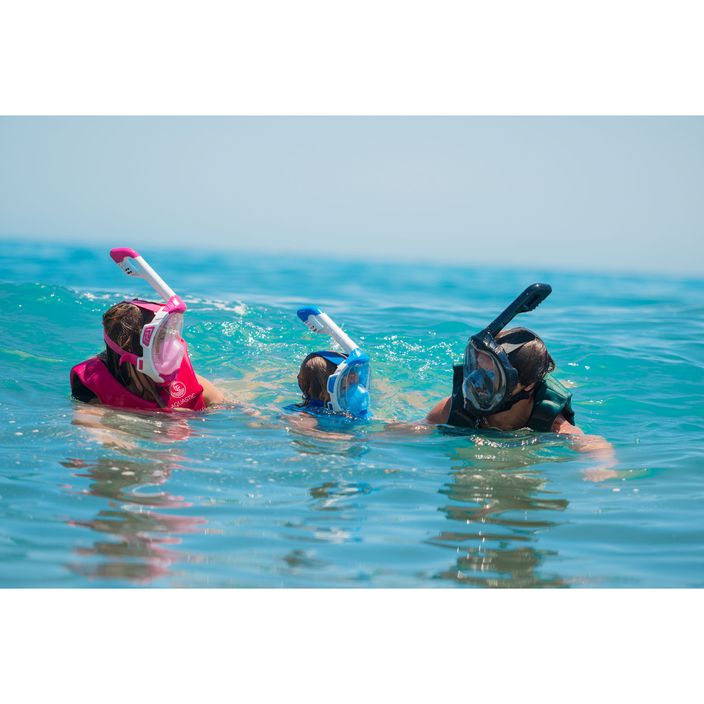 Mască pentru copii pentru snorkeling AQUASTIC KAI Jr roz 2