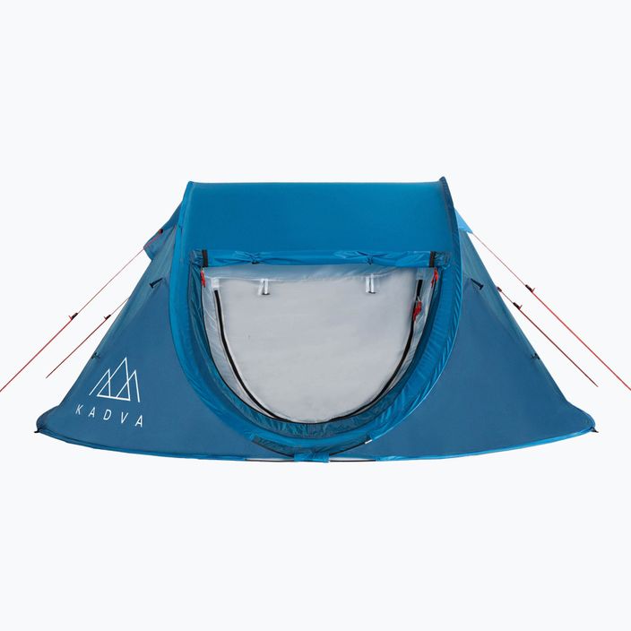 Cort de camping pentru 3-persoane KADVA Tartuga 3 albastru 4