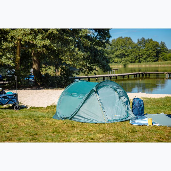 Cort de camping pentru 3-persoane KADVA Tartuga 3 verde 4