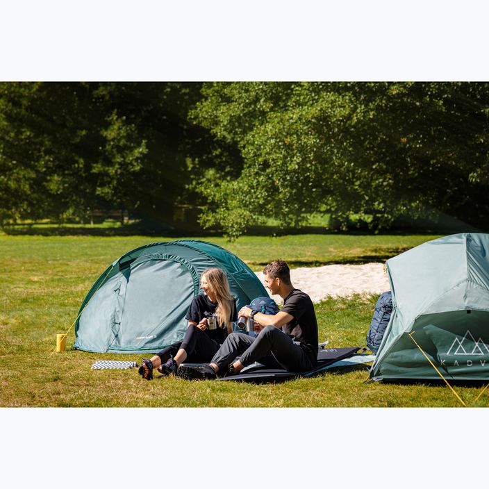 Cort de camping pentru 3-persoane KADVA Tartuga 3 verde 18