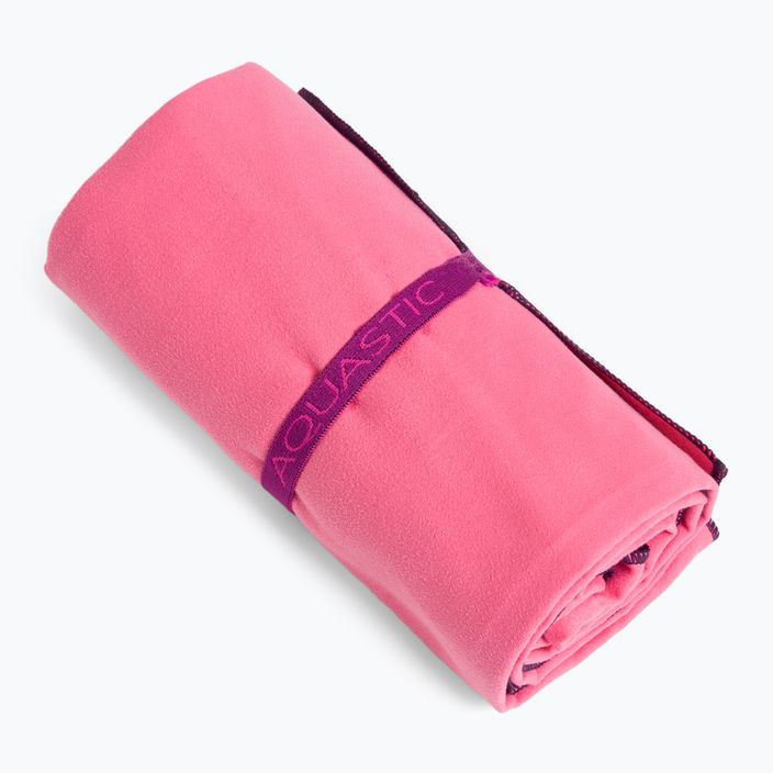Prosop cu uscare rapidă  AQUASTIC Havlu XL roz 5