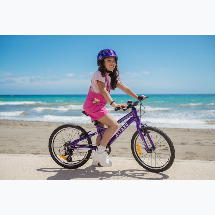 Bicicleta pentru copii ATTABO EASE 20" violet 8