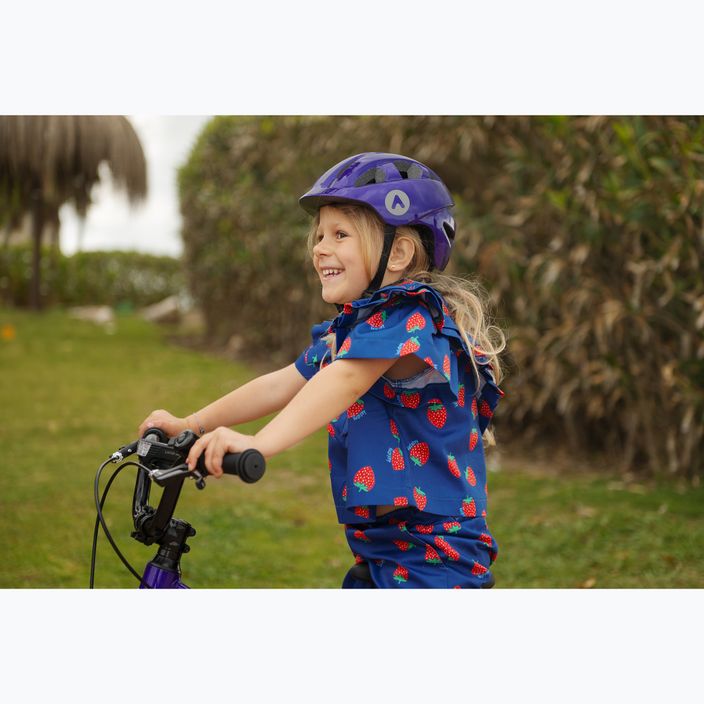 Cască de bicicletă pentru copii  ATTABO K200 violet 9