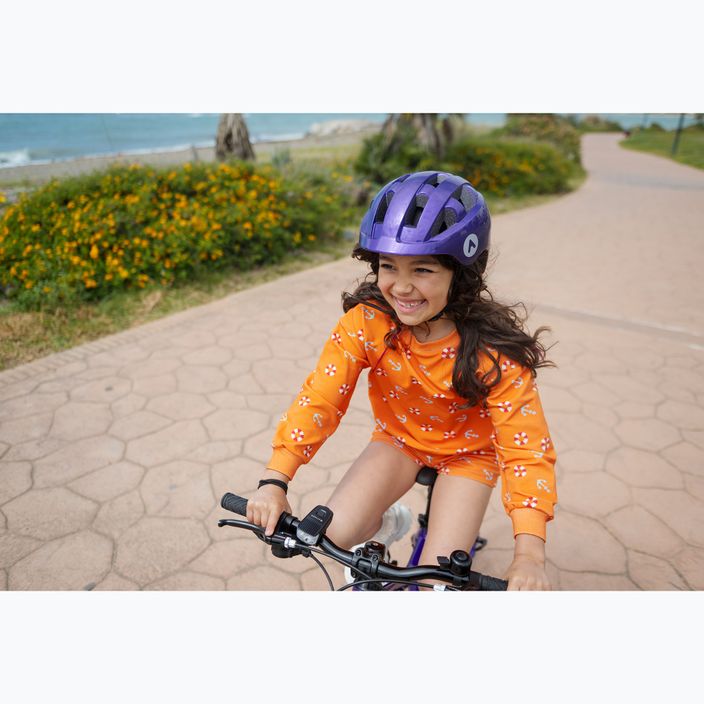 Cască de bicicletă pentru copii  ATTABO K200 violet 10