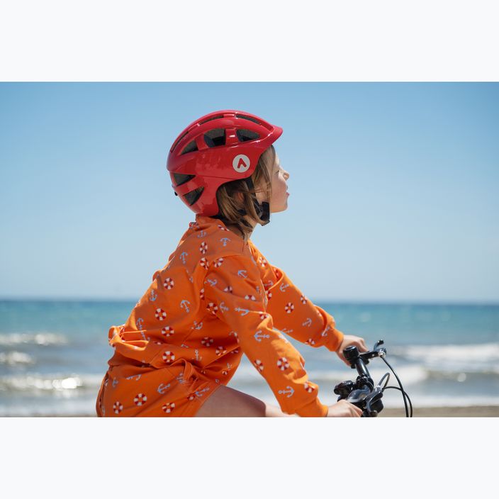 Cască de bicicletă pentru copii ATTABO K200 roșie 8